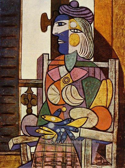 Frau Sitzen devant la fenetre Marie Therese 1937 kubist Pablo Picasso Ölgemälde